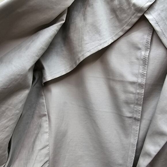 Norma Kamali Women's Single Breasted Blazer Jacket Business Work Beige Size 8 - Picture 4 of 7